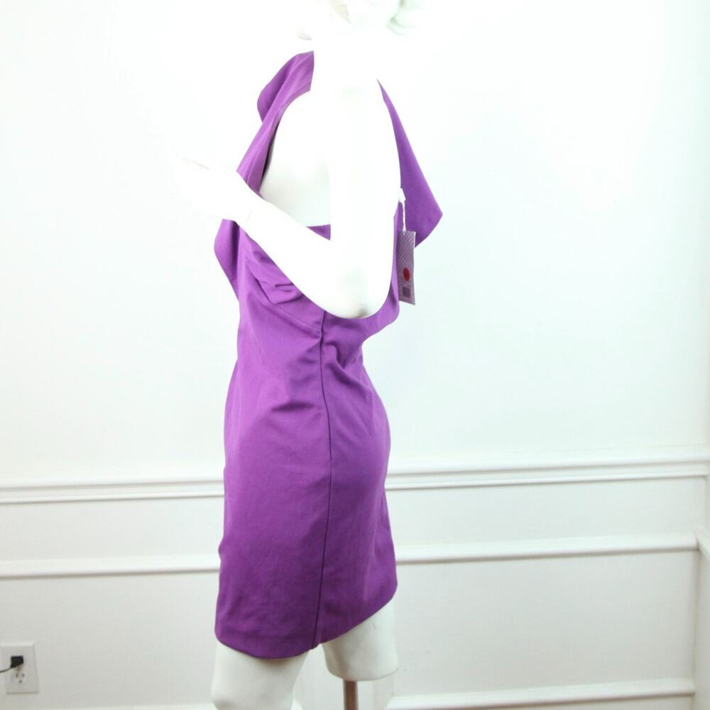 Halston Heritage Size 6 Dress Cocktail Mini Quiet Luxury Feminine Bodycon Hoco - Picture 6 of 16